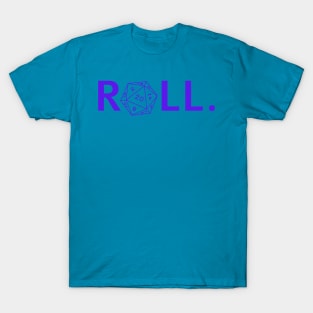 Roll. RPG Shirt purple T-Shirt